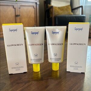 Supergoop! Glowscreen SPF 40 - 2 Pack Bundle | 71 ml | New (#1)